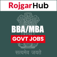 BBA/ MBA Pass Govt Jobs