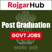 Post Graduation Pass Govt Jobs