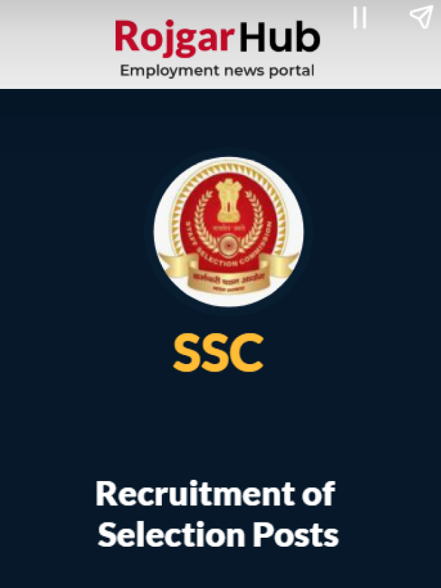 SSC – Selection Posts