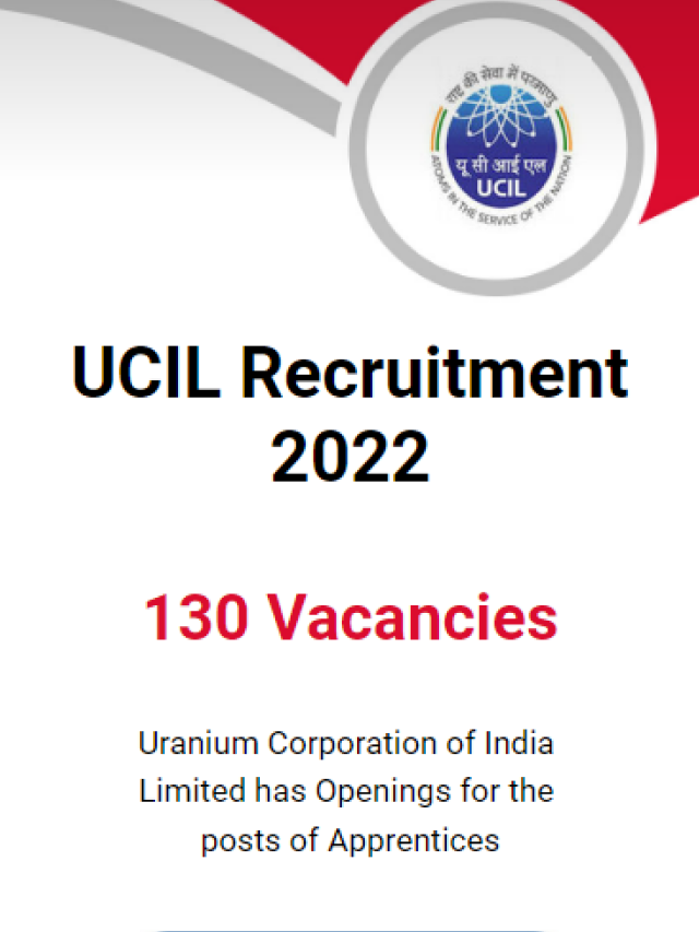 UCIL Recruitment 2022 – 130 Apprentices Vacancies
